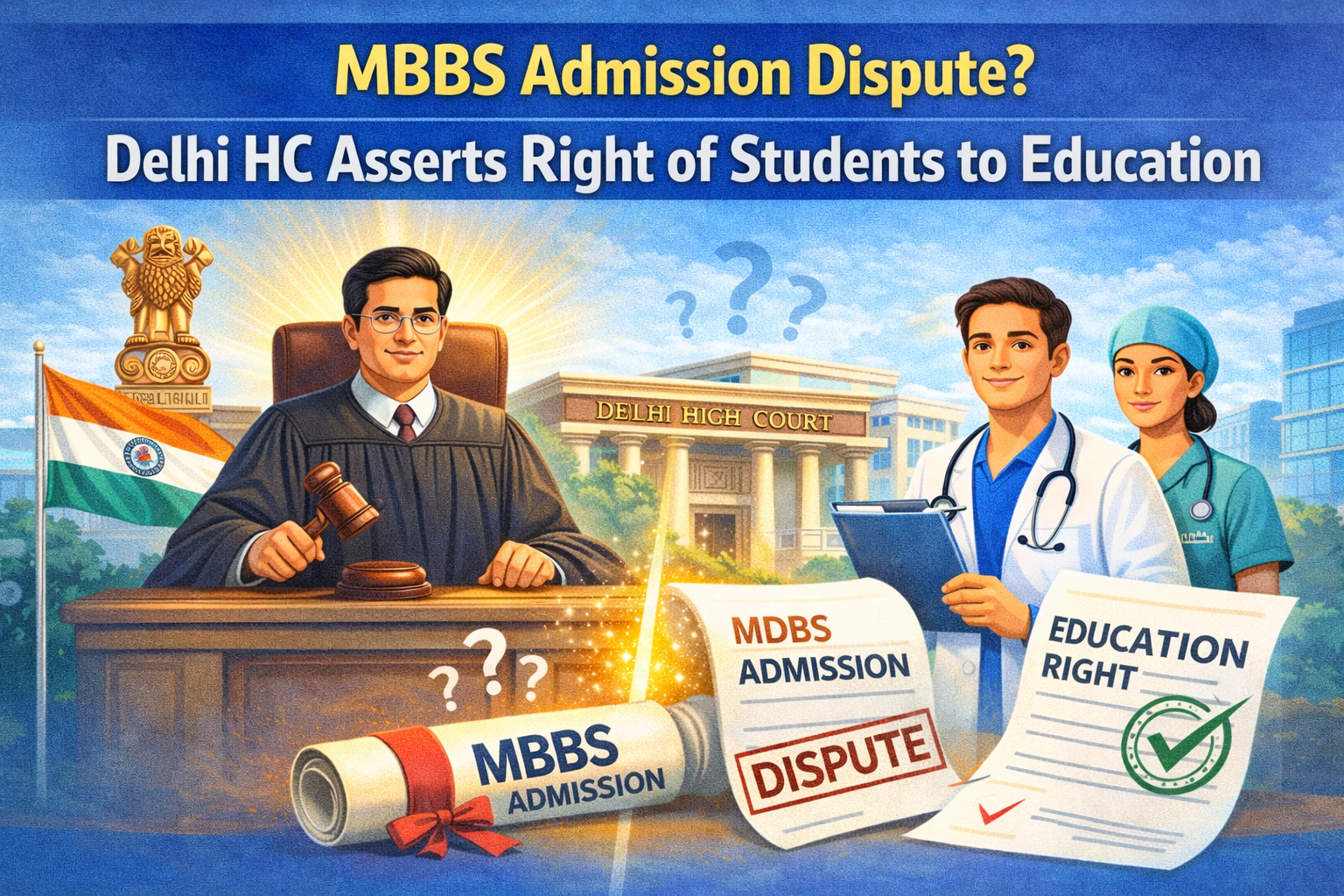 MBBS Admission Dispute? Delhi HC Asserts Right of Students to Education